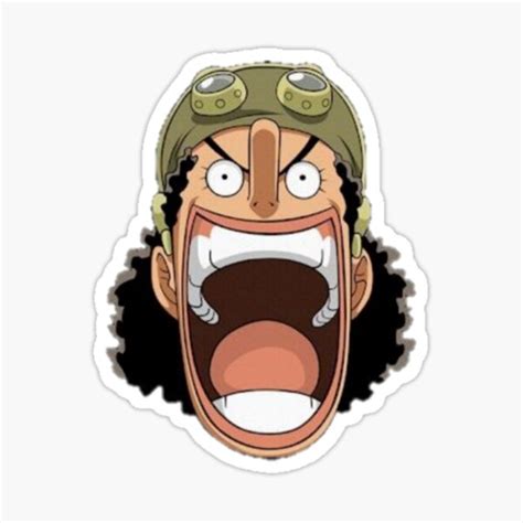 Usopp One Piece Sticker For Sale By Salgado Redbubble