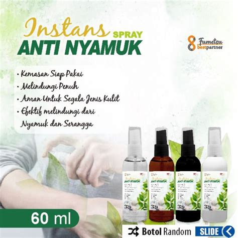 Terbaru Anti Nyamuk Spray Cair Alami Fresh Super Ampuh Kemasan Ml