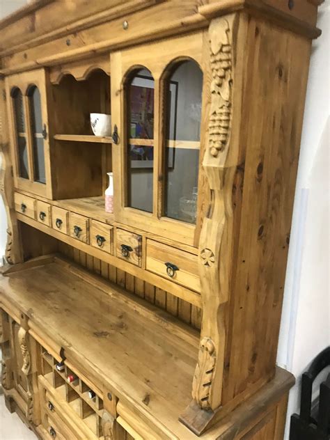 Буфет Викинг GL-05 из массива сосны купить в Москве | Лидамебель