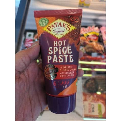Pataks Hot Spige Paste g เครองแกงสไตลอนเดยเผดมาก กรม