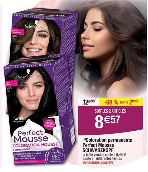 Promo Coloration Permanente Perfect Mousse Schwarzkopf Chez Migros