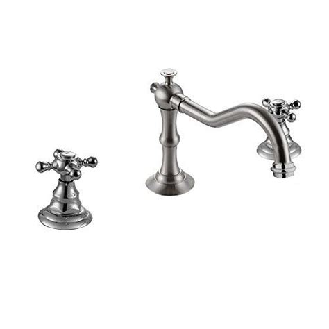 Wovier Brushed Nickel 8 16 Inch Widespread Bathroom Sink Faucet Two