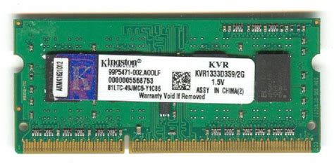 Pamięć RAM DDR3 Kingston 99P5471-002.A00LF 2 GB - porównaj ceny ...