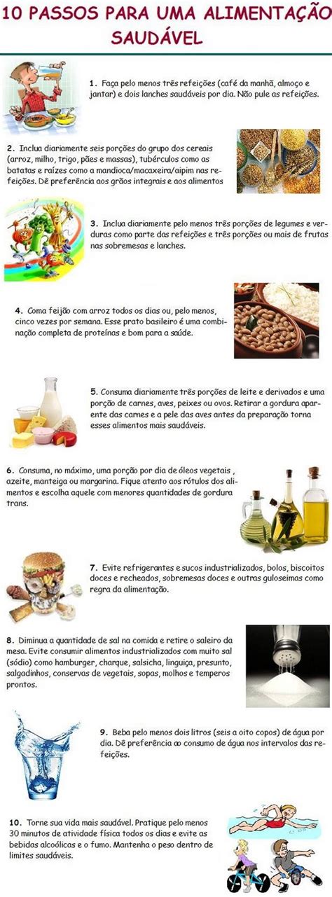 Nutrição para você 10 passos para uma Alimentação Saudável