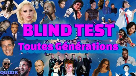 Blind Test Tout Genre Toutes Générations YouTube