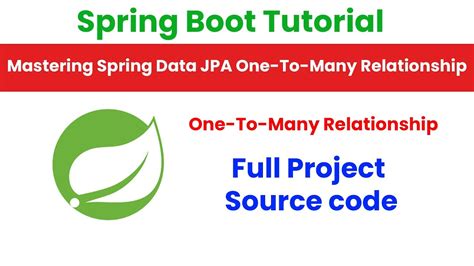 Spring Boot Tutorial Mastering Spring Data Jpa One To Many