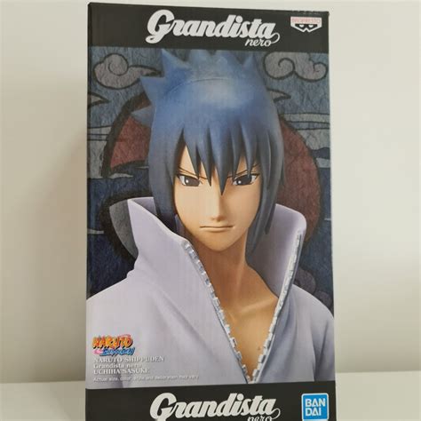 Naruto Shippuden Grandista Nero Sasuke Uchiha Figurine Figure Not Kuji