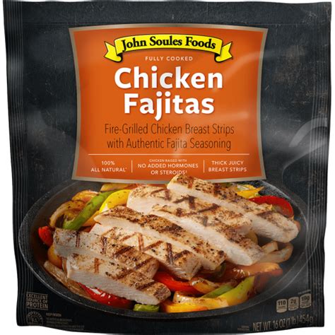 Fully Cooked Chicken Fajita Strips John Soules Foods