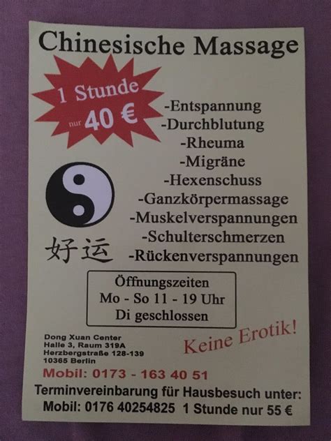 Chinesische Massage Asia Center Berlin Dong Xuan Chinesisc… Flickr