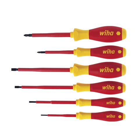 OBENG SET WIHA SCREWDRIVERS 320NZK6SO SOFTFINISH ELECTRIC Mr Safety Group