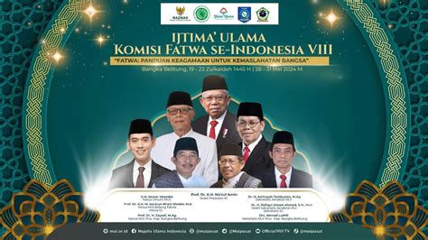 [live] Peresmian Pembukaan Ijtima Ulama Komisi Fatwa Mui Se Indonesia