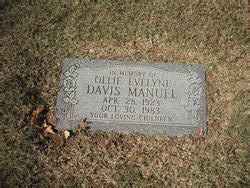 Ollie Evelyne Yarberry Davis M Morial Find A Grave