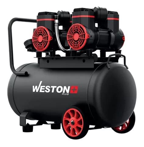 Compresor De Aire Libre De Aceite 40l Wplus Motor Silencioso Meses