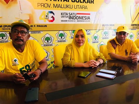 Pileg Partai Golkar Target Raih Kursi Di Dprd Malut Kalesang