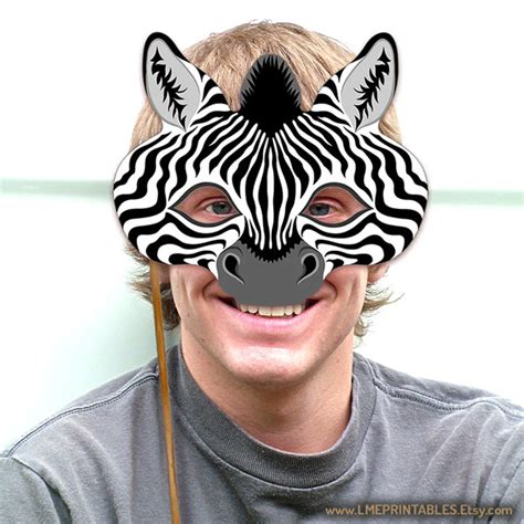 Zebra Mask Tiger Mask Raccoon Mask Mardi Gras Photos Printable