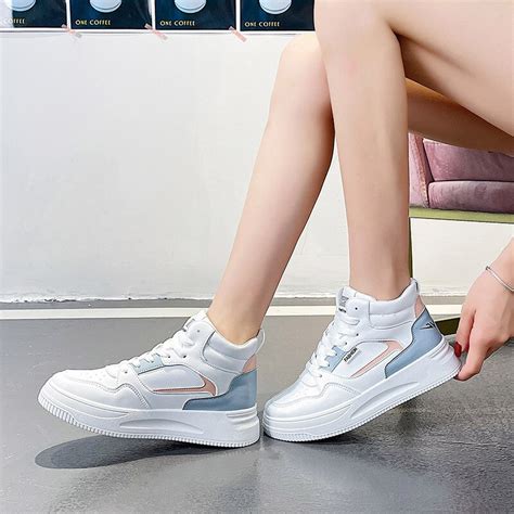 2023 yeni kadın moda Sneakers için yüksek üst rahat vulkanize spor