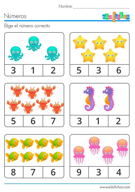 Fichas De NÚmeros Para Niños Recursos Educativos Gratis Preschool Writing Numbers Preschool