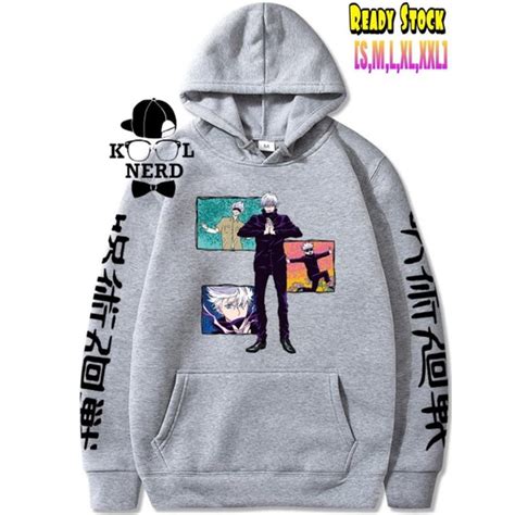 Sudadera Con Capucha MANGA Japonesa Satoru GOJO JUJUTSU KAISEN Nuevo