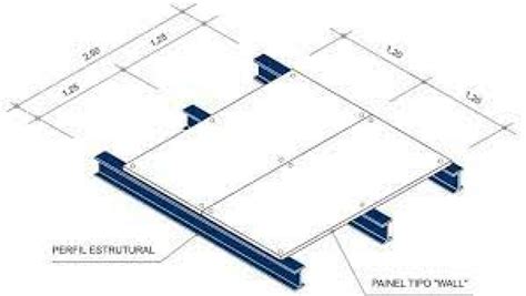 Construframe Piso Wall Paine L Mezanino Direto De Fabrica Painel Wall