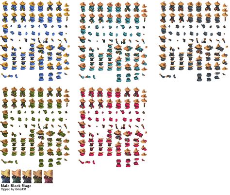 The Spriters Resource Full Sheet View Final Fantasy Tactics Black