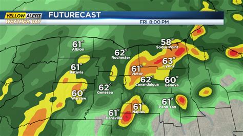 Yellow Alert Weather: Heavy rain for Friday afternoon and night - WHEC.com