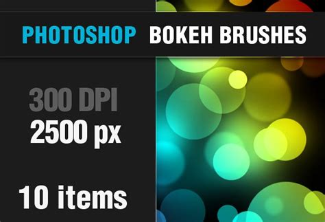 Bokeh Light Effect Photoshop Brushes - Designious