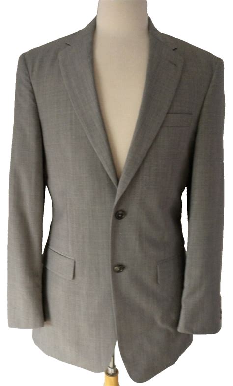 Jos A Bank Signature Collection Tailored Fit 38L Gray Suit 32x31 Wool 2