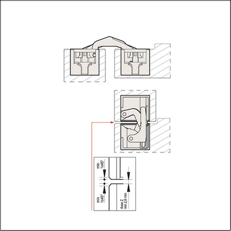 Concealed hinge for doors Archives