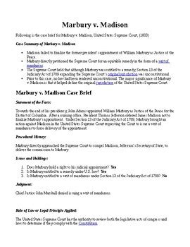 😍 Marbury vs madison summary. What is the difference between judicial ...