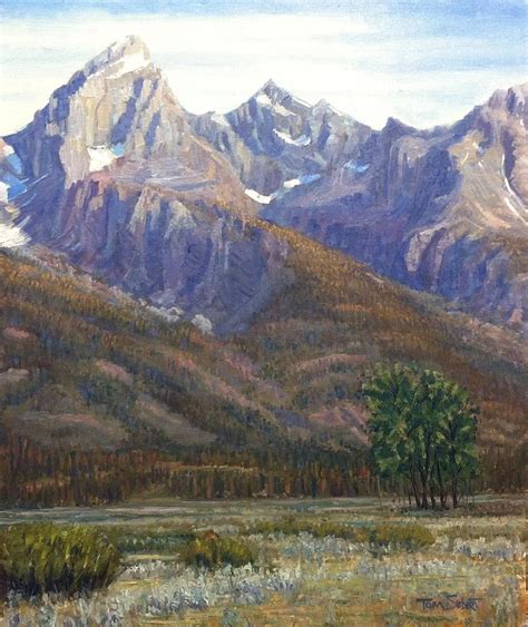 Grand Teton Painting By Tom Siebert Fine Art America