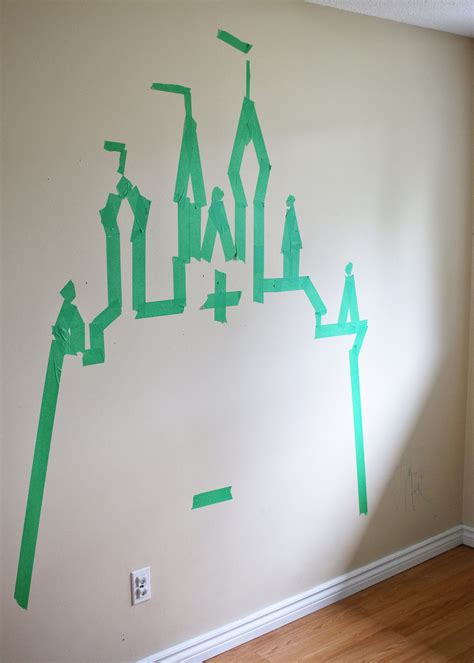 Disney Castle Wall Decor Using The Cricut Joy