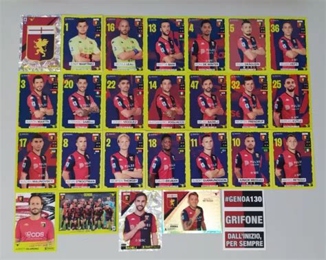 Panini Calciatori Squadra Completa Figurine Genoa Eur