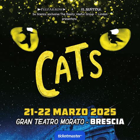 Cats Il Musical Teatro Clerici Ex Gran Teatro Morato Marzo