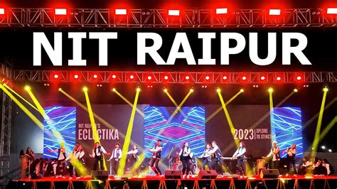 Sabse BadaaaaEvent At NIT Raipur Eclectika 2023 Day 1 Vlog 38