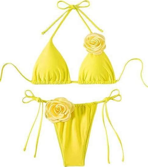 Generic Swimsuit Women S Three Point Bikini Sexy Split Hot Girl Pure Desire Bikini Swimsuit