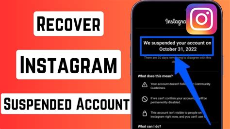 How To Recover Instagram Suspended Account 2023 Instagram Suspended