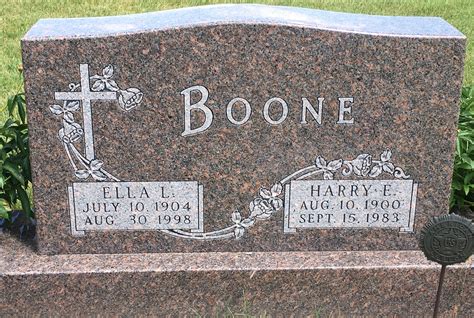 Ella Caroline Wiesner Boone Find A Grave Memorial