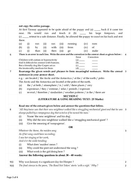 Isc Class English Previous Year Question Papers To Hot Sex Picture