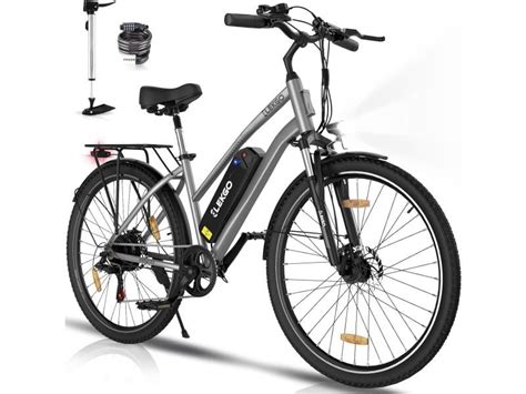 Elekgo vélo électrique argent 28 vélos à assistance électrique vae