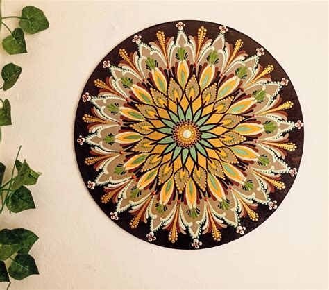 Mandala Cores Da Terra Cm Pintura Intuitiva Elo