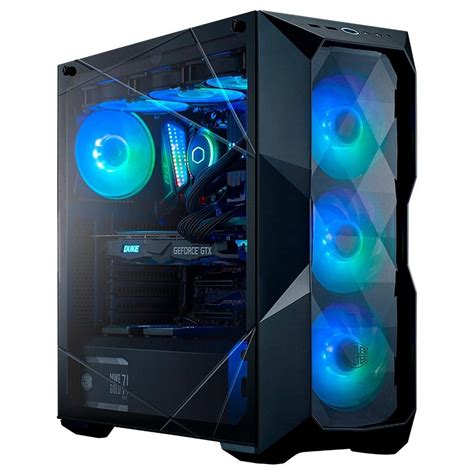 Gabinete Gamer Cooler Master Masterbox Td Crystal Mid Tower Argb