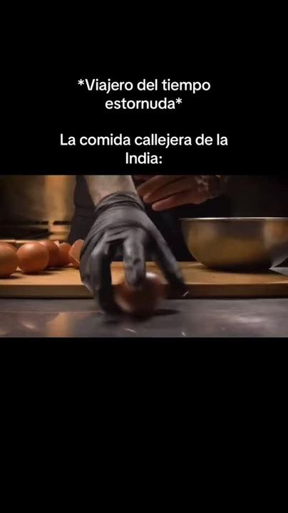 Fuera De Broma Comer An Comida Callejera De La India Por Toda Una