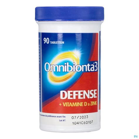 Omnibionta Defense Comprimes Complexe Vitamin S Pharmacodel