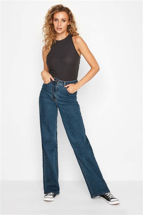 Длинные джинсы Sally Bea с широкими штанинами Long Tall Sally, синий ...