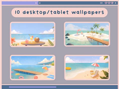 Cozy Summer Wallpaper Beach Aesthetic Wallpapers Kawaii Desktop