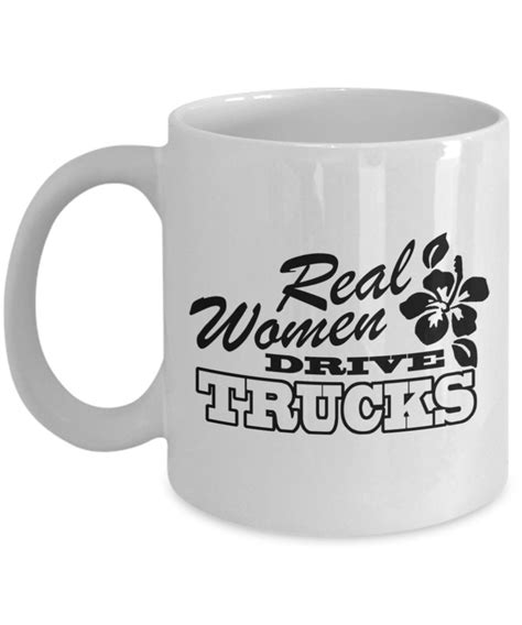 Mug Truck Driver Coffee Mug Female Truck Driver Mug Truck Etsy Uk