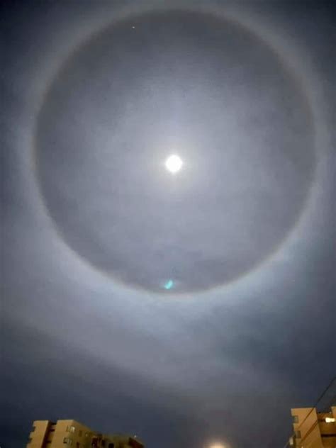 Un halo lunar aparece en los cielos de la región de Antofagasta Qué