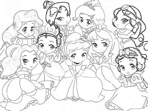 Princesas Para Colorear Pintar E Imprimir