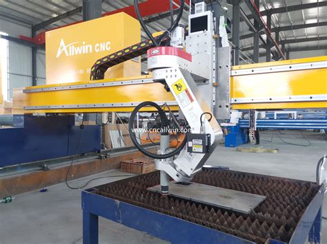 Heavy Duty 5 Axis Cnc Plasma Bevel Cutting Machine For Plate Cutting 5 Axis Plasma Cutter And