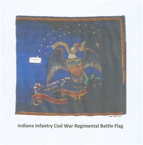 Indiana Infantry Civil War Regimental Battle Flag